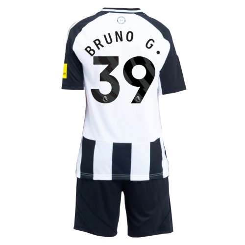 Fotbalové Dres Newcastle United Bruno Guimaraes #39 Dětské Domácí 2024-25 Krátký Rukáv (+ trenýrky)